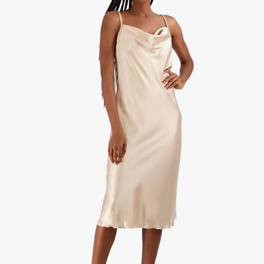 Champagne Slip Dress